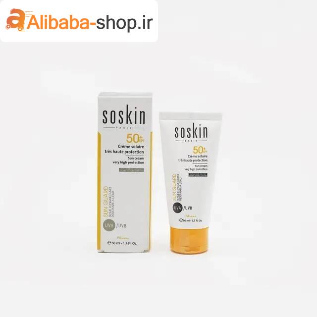 کرم ضدآفتاب ساسکین فلوئیدی (بی رنگ) Soskin Fluid Texture