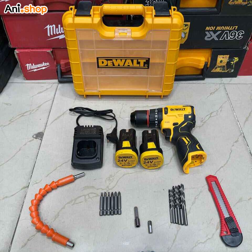 دریل پیچ گوشتی دیوالت مدل براشلس 24 ولت - Image 5