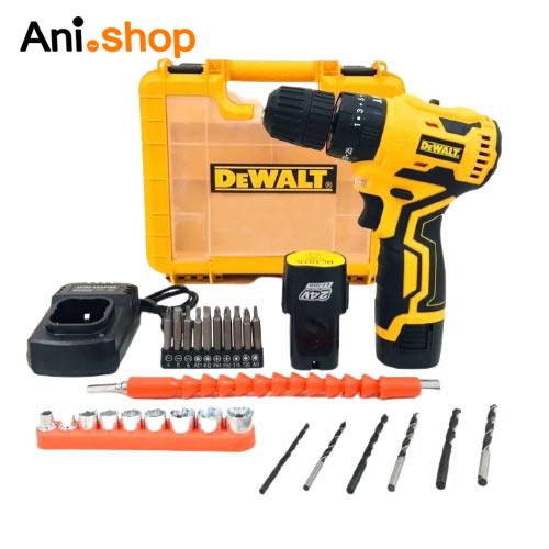 دریل پیچ گوشتی دیوالت مدل براشلس 24 ولت