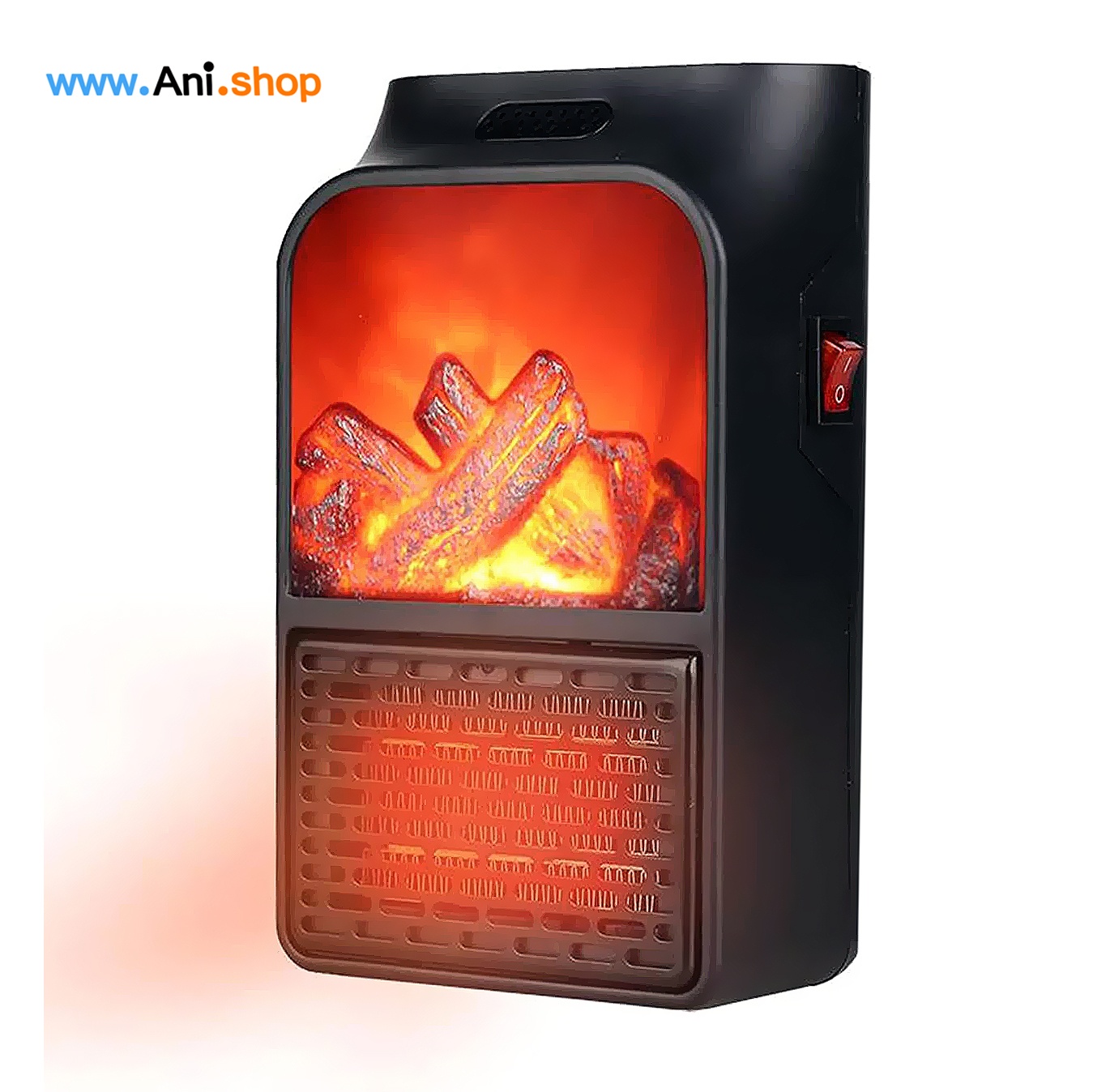 فن هیتر پرتابل شومینه ای کنترل دار 1000w وات