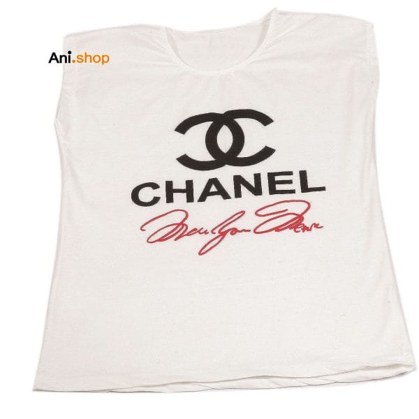 تیشرت حلقه ای زنانه طرح CHANEl