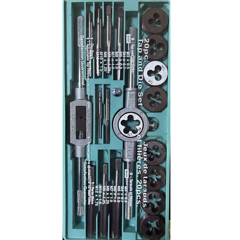 ست 20 پارچه حدیده و قلاویز سایز M3 تا M12