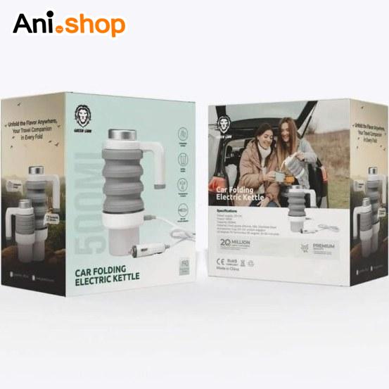 کتری فندکی تاشو خودرو گرین لاین مدل Green lion Car Folding Electric Kettle