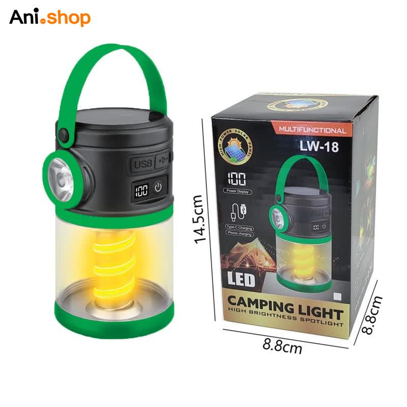 چراغ کمپی طرح فانوس سیار LW18
