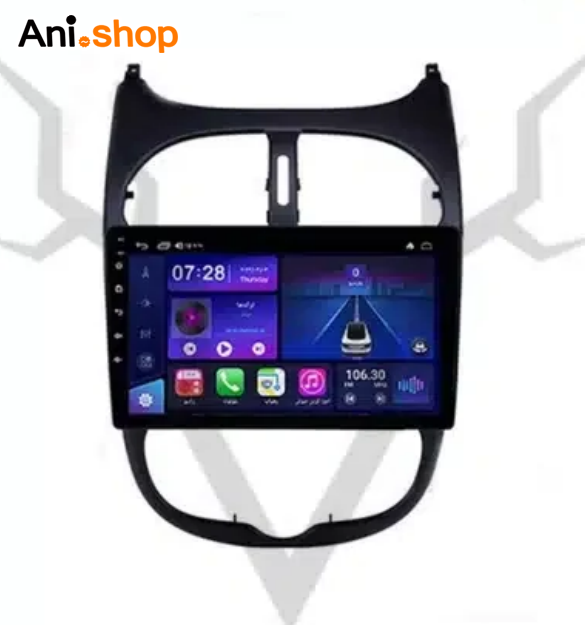 پخش کننده تصویری خودرو اینفینیتی کد ECO مناسب برای پژو 206