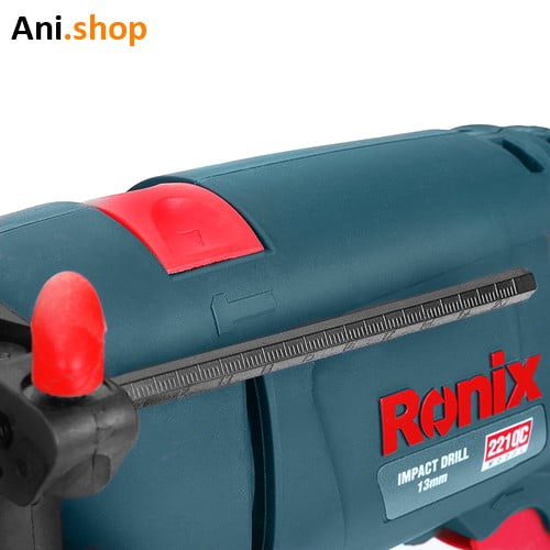 دریل 13 میلیمتری چکشی 810 وات بدون کیف کد 2210C - Image 3