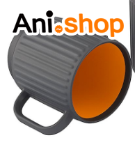 لیوان دو رنگ شیار دار مناسب آب سرد و گرم