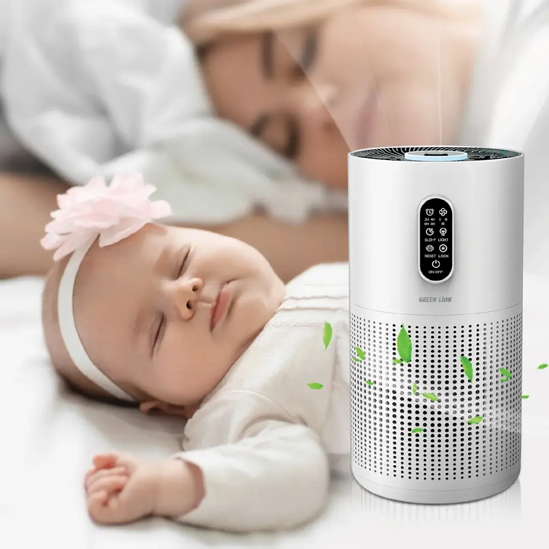 دستگاه تصفیه هوا گرین لاین اصلی مدل Green Lion Compact Air Purifier- HEPA 4 - Image 5