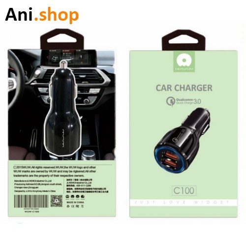 شارژر فندکی دبلیو یو دبلیو مدل C100 - Image 3