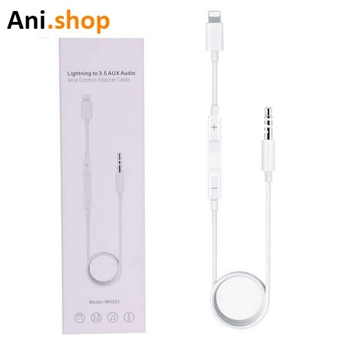 کابل تبدیل لایتنینگ به جک AUX مدل MH021 طول 1 متر - Image 3