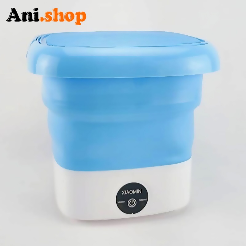 مینی لباسشویی سیلیکونی تاشو رنگ سبز - Image 3