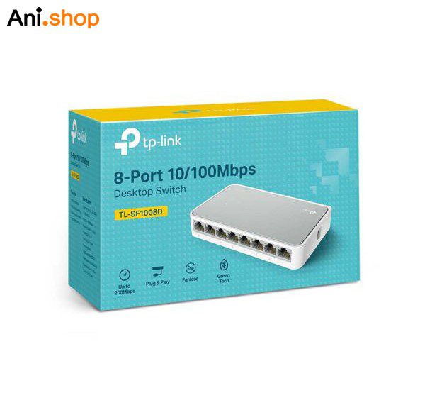 وای فای 10/100 HUB SWITCH 8PORT TP-LHNK کد976 - Image 2