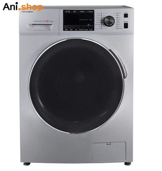 ماشین لباسشویی پاکشوما مدل TFU -74401 ظرفیت 7 کیلوگرم سفید
