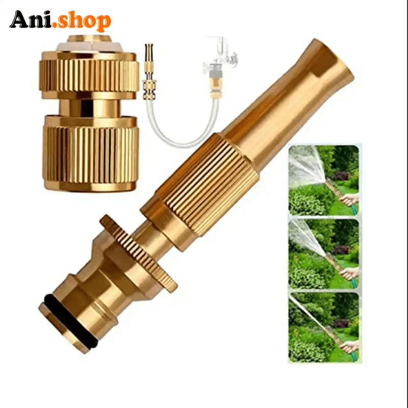 کارواش سرشلنگی خانگی برنجی