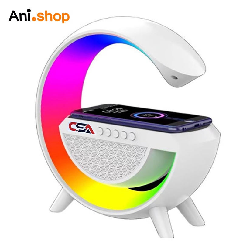 اسپیکر بلوتوثی CSA با شارژر وایرلس، چراغ خواب