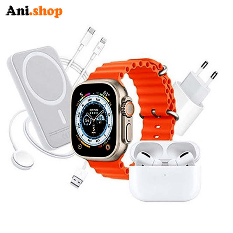 ست ساعت وایرپاد طرح اپل مدل H16 سفید