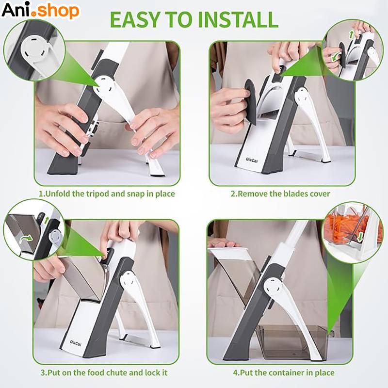 خردکن دستی مواد غذایی ماندولین سری جدید