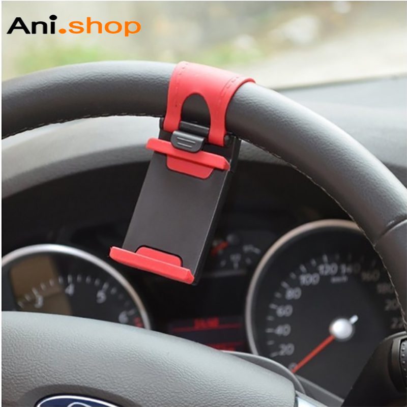 نگهدارنده موبایل روی فرمان ماشین ا Universal Car Steering Wheel Mobile Phone Socket Holder - Image 6