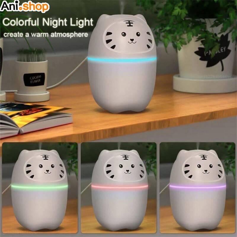 دستگاه بخور سرد و رطوبت ساز چراغ دار ببر در سه رنگ زیبا