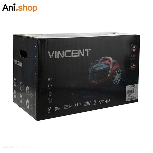 جاروبرقی وینسنت مدل VC418-B - Image 3