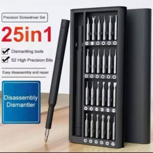 ست ابزار پیچگوشتی 25 پارچه پرفشینال طرح پاوربانکی